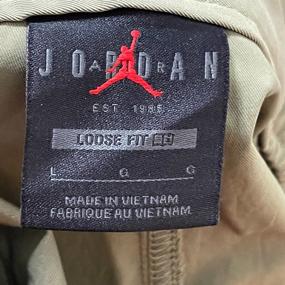 Jordan | Heavyweight Chicago Utility Pants in Sky J Light Olive NWOT - Picture 9 of 10